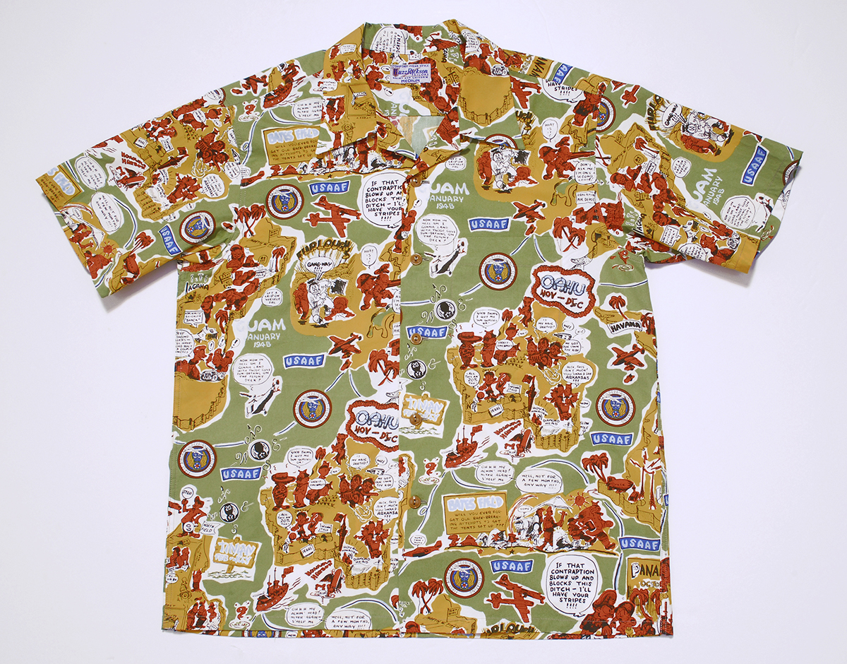 Buzz Rickson's WWII 20th Air Force Souvenir Shirt BR38670-143