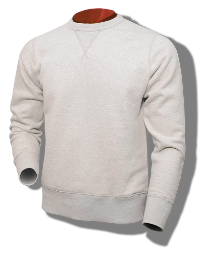 Buzz-Rickson-Sweatshirt-Loop-Wheeled-Set-In-Sleeve-br65622-131-oatmeal