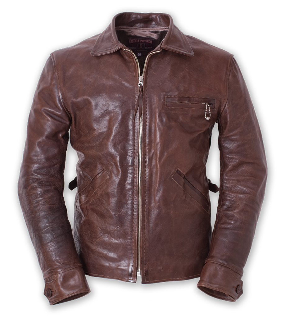 ELMC Californian Vintage-Style, Half-Belt Jacket, American Walnut