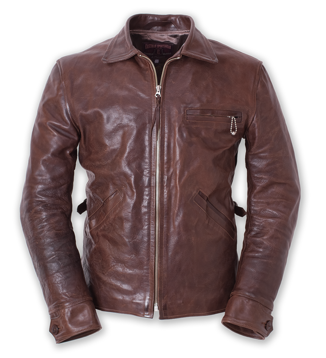 ELMC Californian Vintage-Style, Half-Belt Jacket, American Walnut