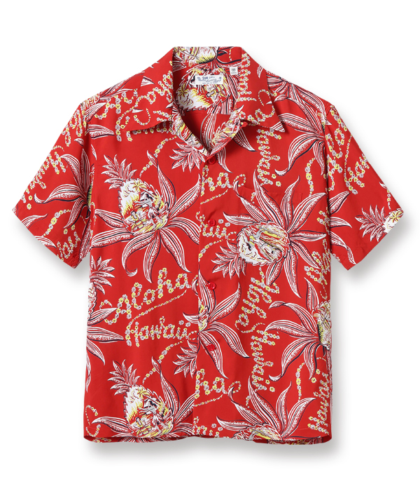 Sun Surf Vintage-Style Hawaiian Shirt Pineapple Passion, Red SS38312-165